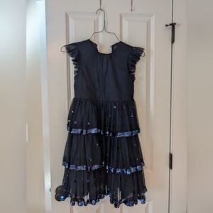 Crewcuts navy sequin dress size 12